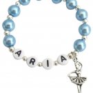 Ballerina Personalized Ballet Group Dance Gift Blue Pearls