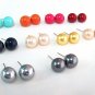 Hypoallergenic Wedding Stud Earrings, 8 mm Pearl Stud Earrings, Bridesmaid Gift