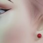 Hypoallergenic Wedding Stud Earrings, 8 mm Pearl Stud Earrings, Bridesmaid Gift
