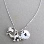 Dinosaur lover Personalized Necklace Hand stamped Name Teen Girl Gift Necklace