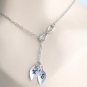Personalized Infinity necklace with Initial Custom Letter Charm Family Necklace