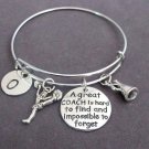 Personalized Coach Bangle,A great Coach is hard to find and impossible to forget
