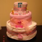 3-Tier Iced Diaper Cake