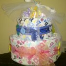 Twin Boy/Girl Diaper Cake