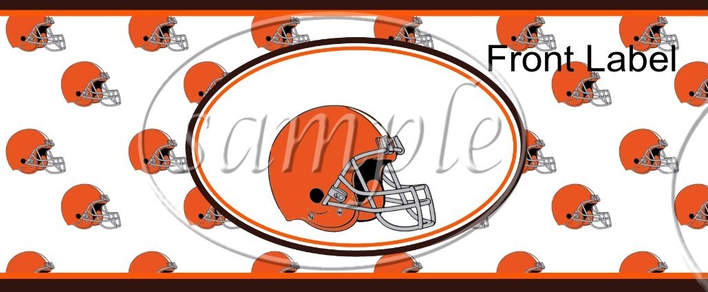 Cleveland Browns ~ Faux NFL Football Teams ~ MINI Candy Bar Wrapper