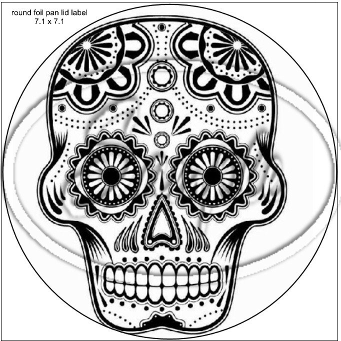 Sugar Skull Adult Coloring #11 1331
