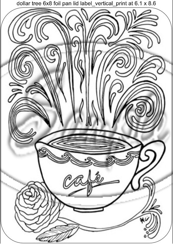 Adult Coloring Coffee 1331