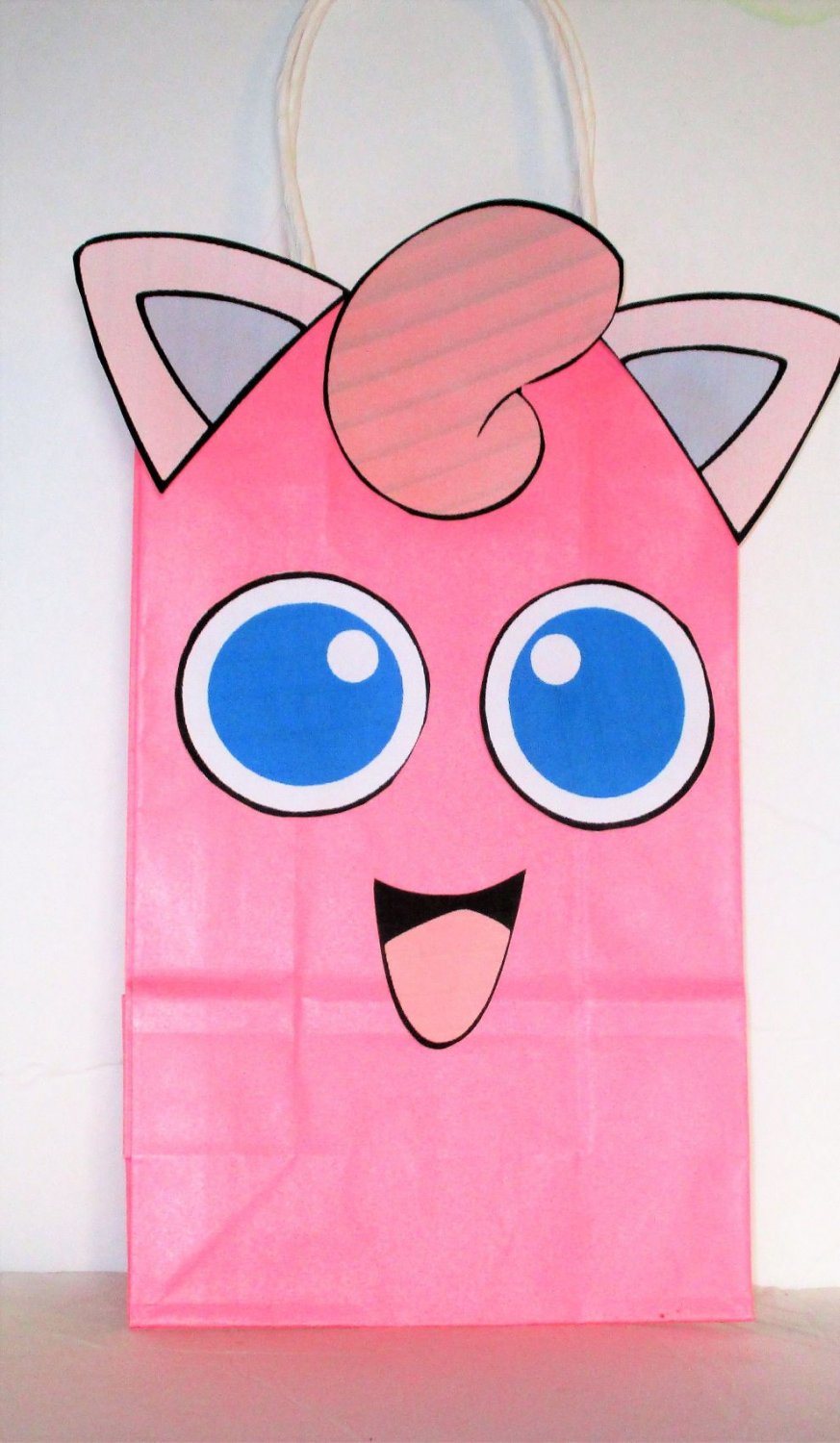 Jigglypuff Pink Pokemon Inspired Inspired Gift or Treat Bag