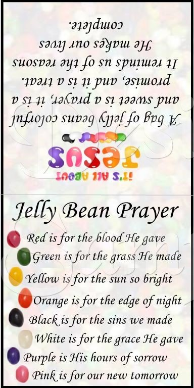 Jelly Bean Poem Easter 1333