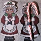 Candy Cane Holder Mrs. Claus Stocking Stuffer Peppermint Stick Holder EACH  0301