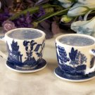 Blue Willow Cup & Saucer S&P