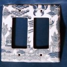 Blue Willow 2 Switch Plate