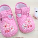 Pink Flowery Booties