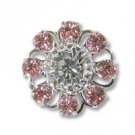 Swarovski Filigree 60870 Rhodium Plated Light Rose/Crystal