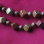 Hand Carved Wooden, Beaded Necklace, Jewelry, Chain