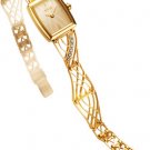 Titan 18k solid gold bracelets with 'Tanishq Certified Brilliant Cut Diamonds'.
