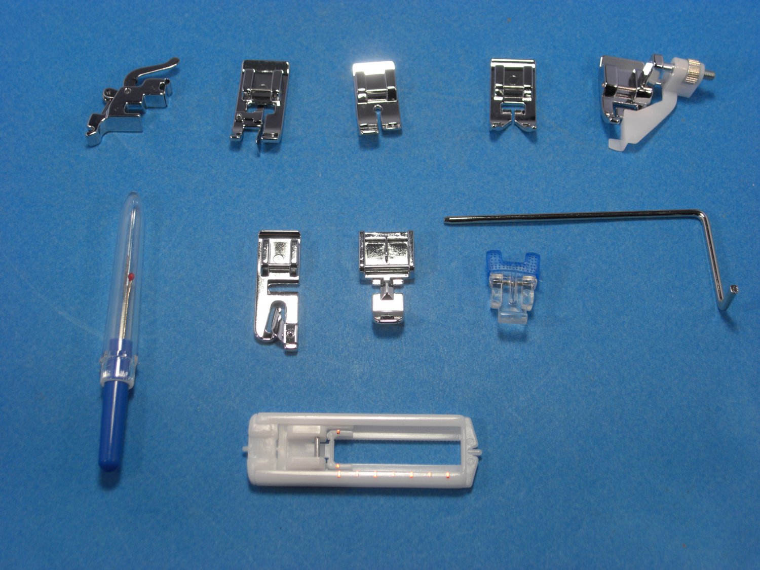 Snapmatic 11 Piece Sewing Machine Low Shank Snap on Foot Set 5011