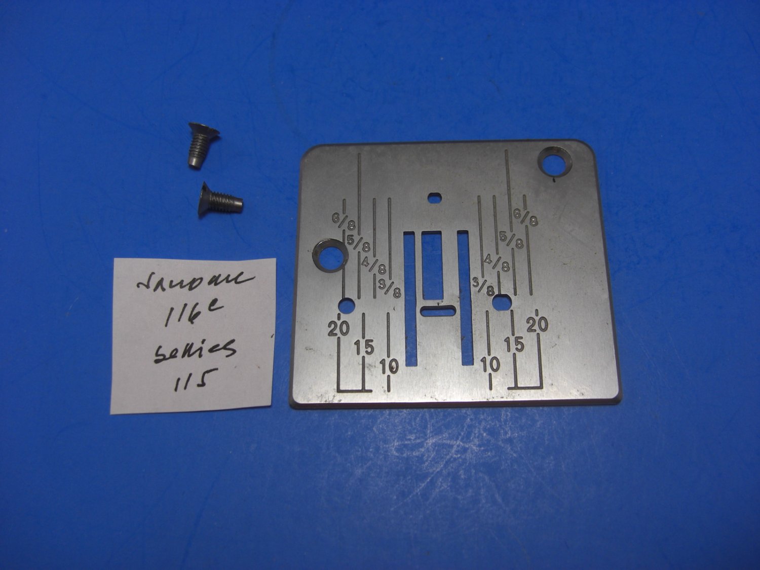 Janome Sewing Machine 116c Model 115 Needle Plate With Screws