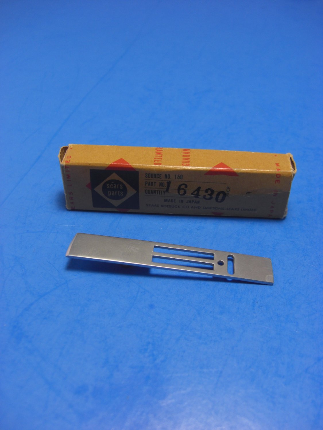 Sears Kenmore Original Needle Plate Insert 16430