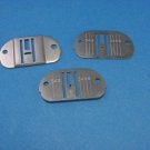 3 Singer Model Touch & Sew 750 Needle Plates 171468 171138 171467