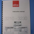 Elna 3210 - 3230 Jeans Sewing Machine Instruction Manual