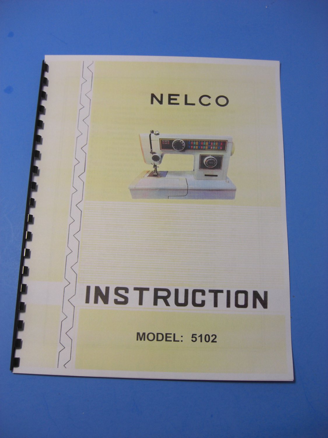 NELCO Model 5102 Sewing Machine Instruction Manual