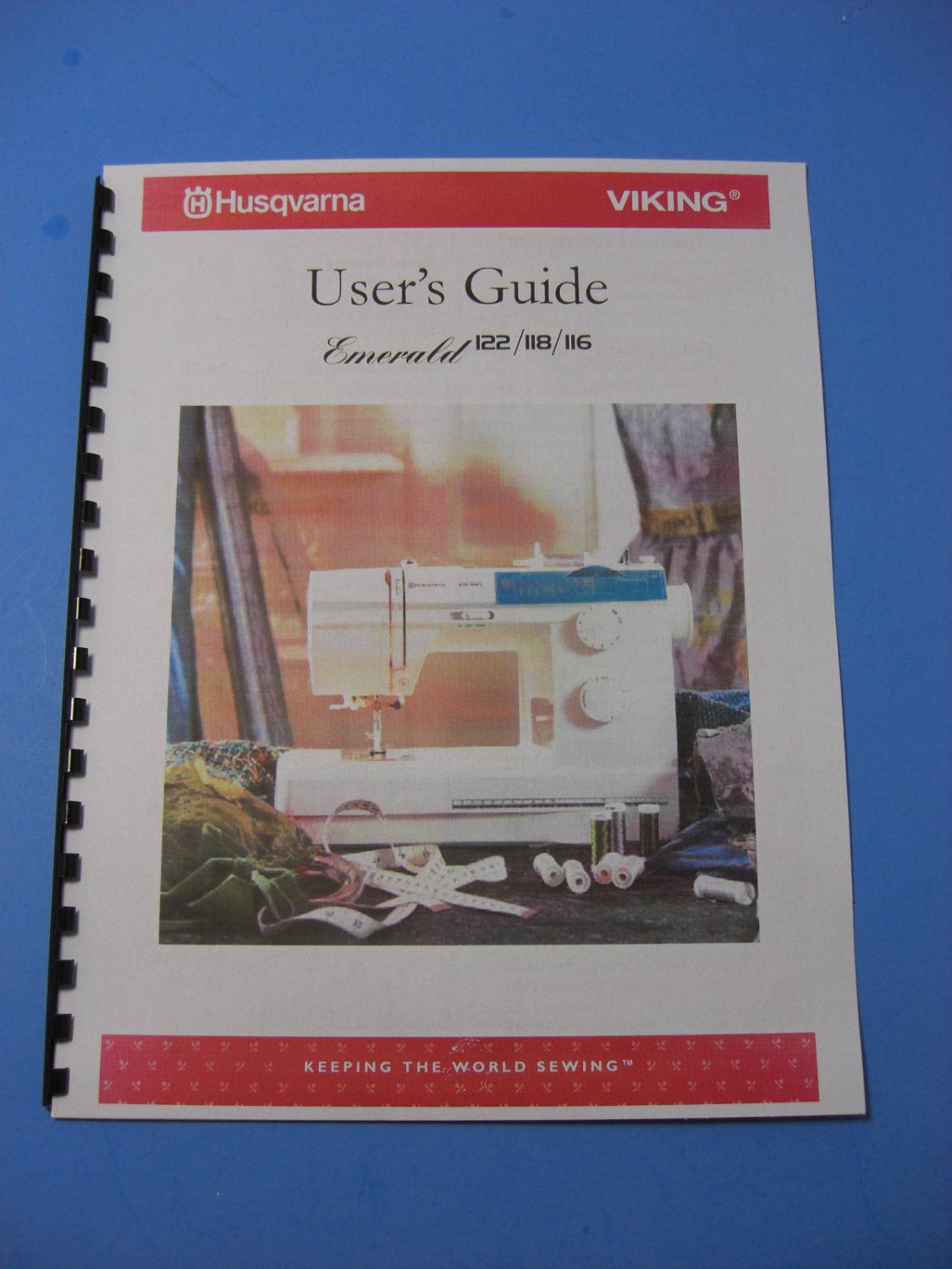Husqvarna Viking Emerald 122/ 118/ 116 Sewing Machine Instruction Manual