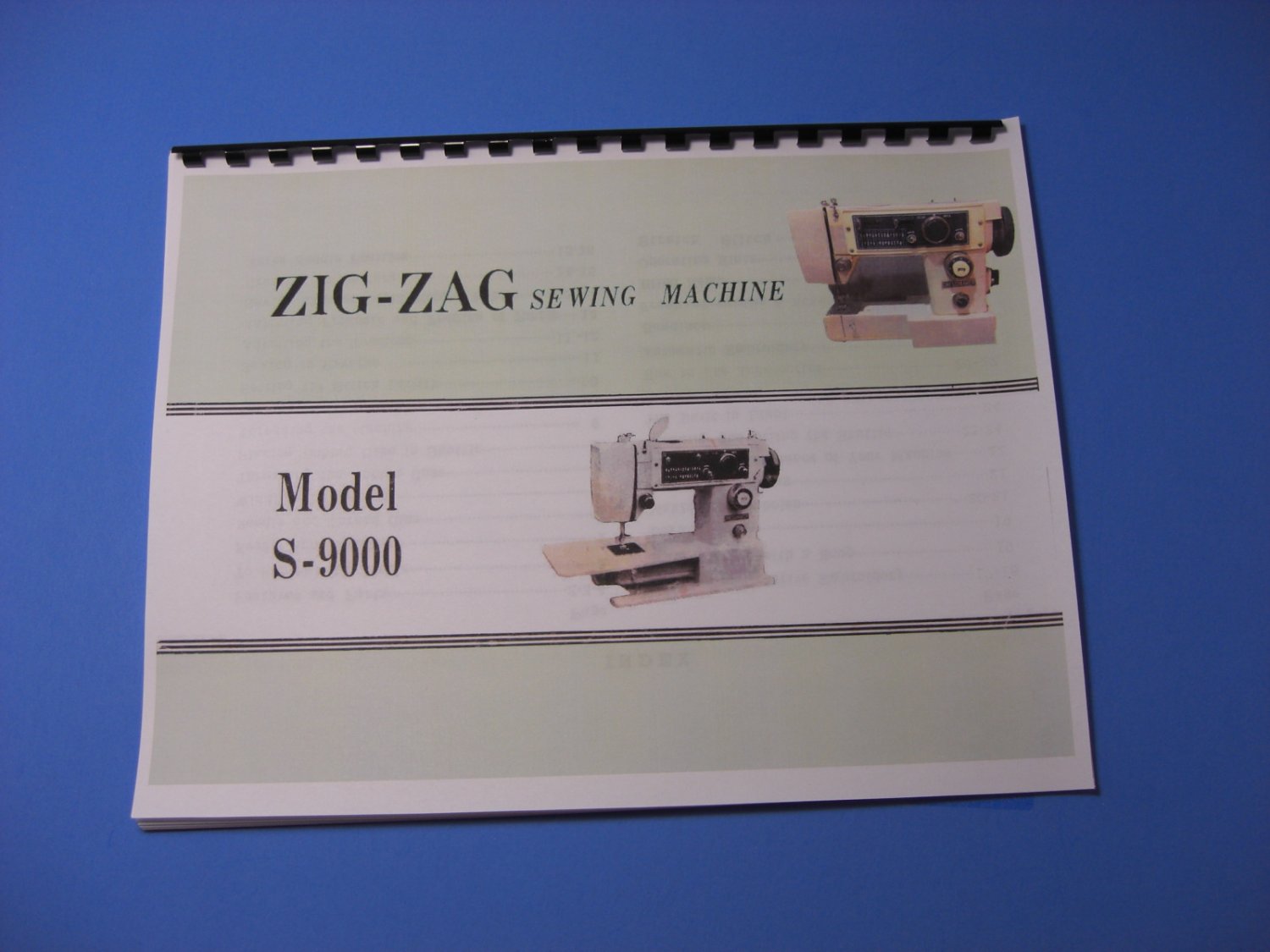 Dressmaker S 9000 Sewing Machine OwnersInstruction Manual