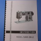 DeLuxe SAM-3B-2 Sewing Machine Instruction Manual