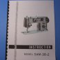 DeLuxe SAM-3B-2 Sewing Machine Instruction Manual
