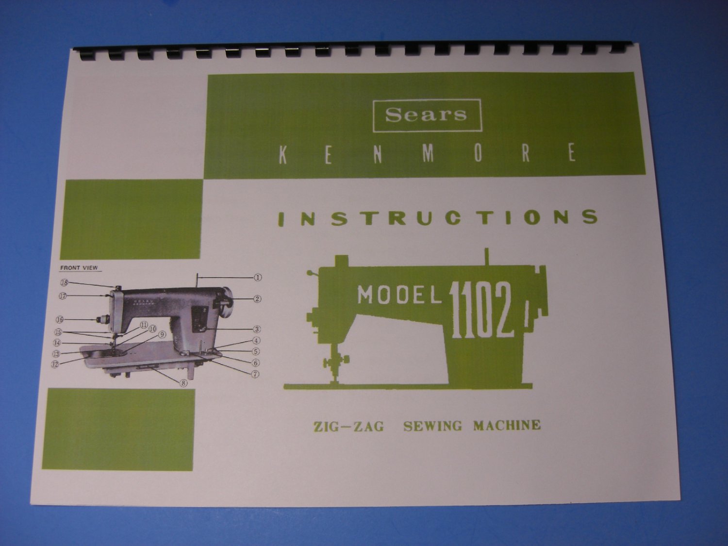 Kenmore 148.11020 Sewing Machine Instruction Manual