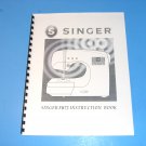 Singer FW75 Sewing Machine Instruction Manual - Printed