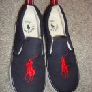 Boys Ralph Lauren Big Pony Canvas Tennis Shoes  Size1