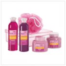 RED POMEGRANATE BATH SET