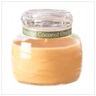 ORANGE RIPPLE JAR CANDLE