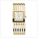 GOLD-PLATED BRACELET WATCH