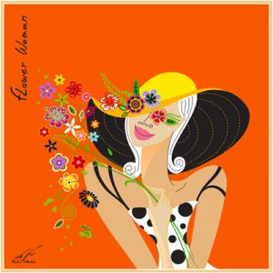 Flowers Lady