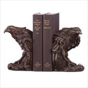 EAGLE BRONZE BOOKENDS