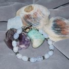 Bluelace agate bracelet