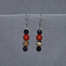 Earthtone gemstone earrings