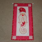 Santa Claus quilted wall hanging