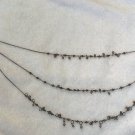 Antique Brass/Bronze Amber 3-Tier Necklace