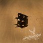 Free Shipping Steel with Black Leather Ring Rock Punk (R617R)