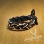 Free Shipping Black & White Leather Bracelet (B673S)