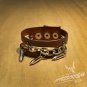 Free Shipping Gothic Bullet Cuff Wristband Bracelet Rock Punk (B627R)