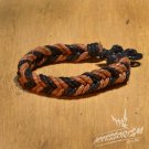 Free Shipping Light Brown & Black String Bracelet (B695S)