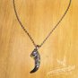 Free Shipping Steel Dragon Teeth Pendant Necklace (N691S)