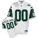 New York Jets Customized Replica White Jersey