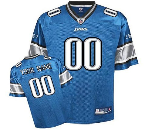 Detroit Lions Customized Team Color Jersey