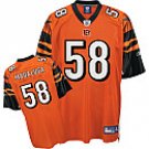 Cincinnati Bengals Rey Maualuga 58 Orange Jersey